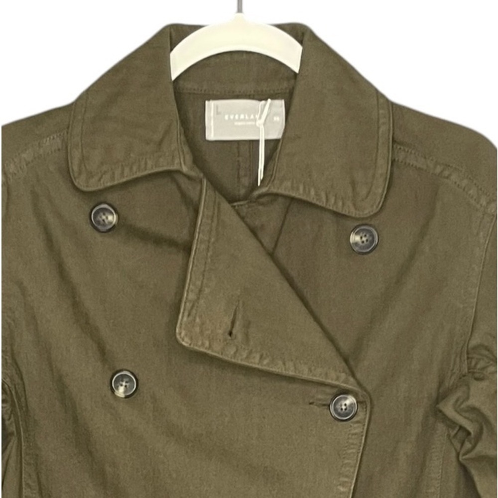 Everlane The Organic Cotton Herringbone Jacket Beech NWT - Picture 5 of 14